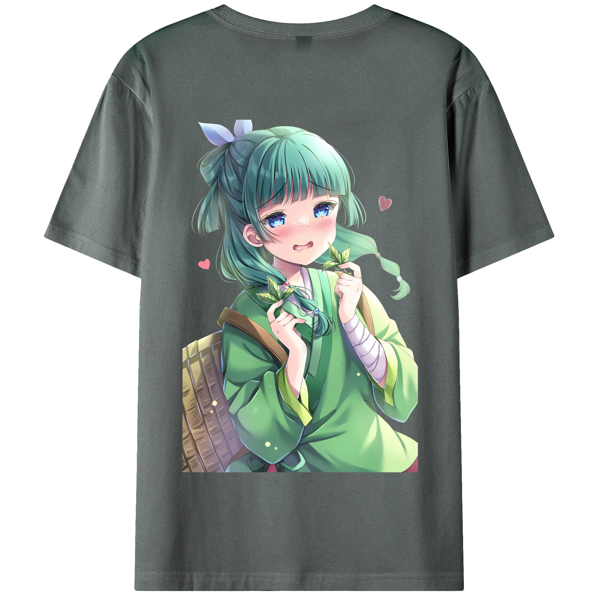 （画像用） 薬屋のひとりごと The Apothecary Diaries 綿100％半袖Tシャツ（背面プリント）